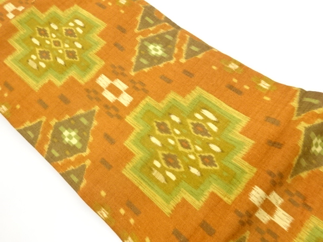 JAPANESE NAGOYA OBI / TSUMUGI / WOVEN RHOMBUS